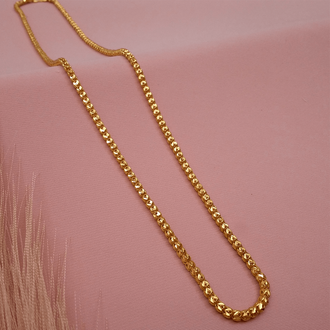 Buy Girik Men's Gold Chain 22 KT yellow gold (18.22 gm). | Online By Giriraj Jewellers