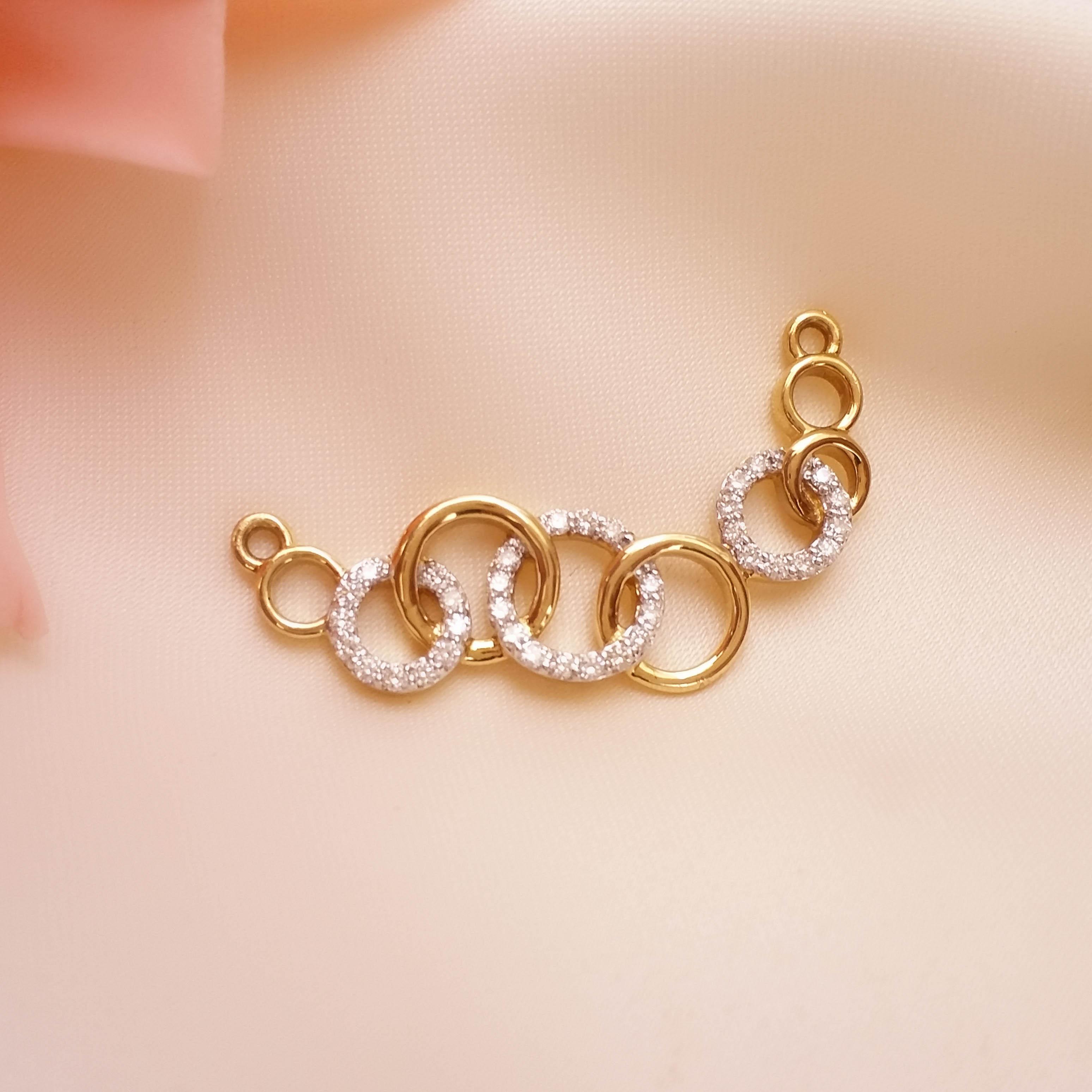 Buy Pure Devotion Diamond Tanmaniya 18 KT yellow gold (3.5 gm). | Online By Giriraj Jewellers
