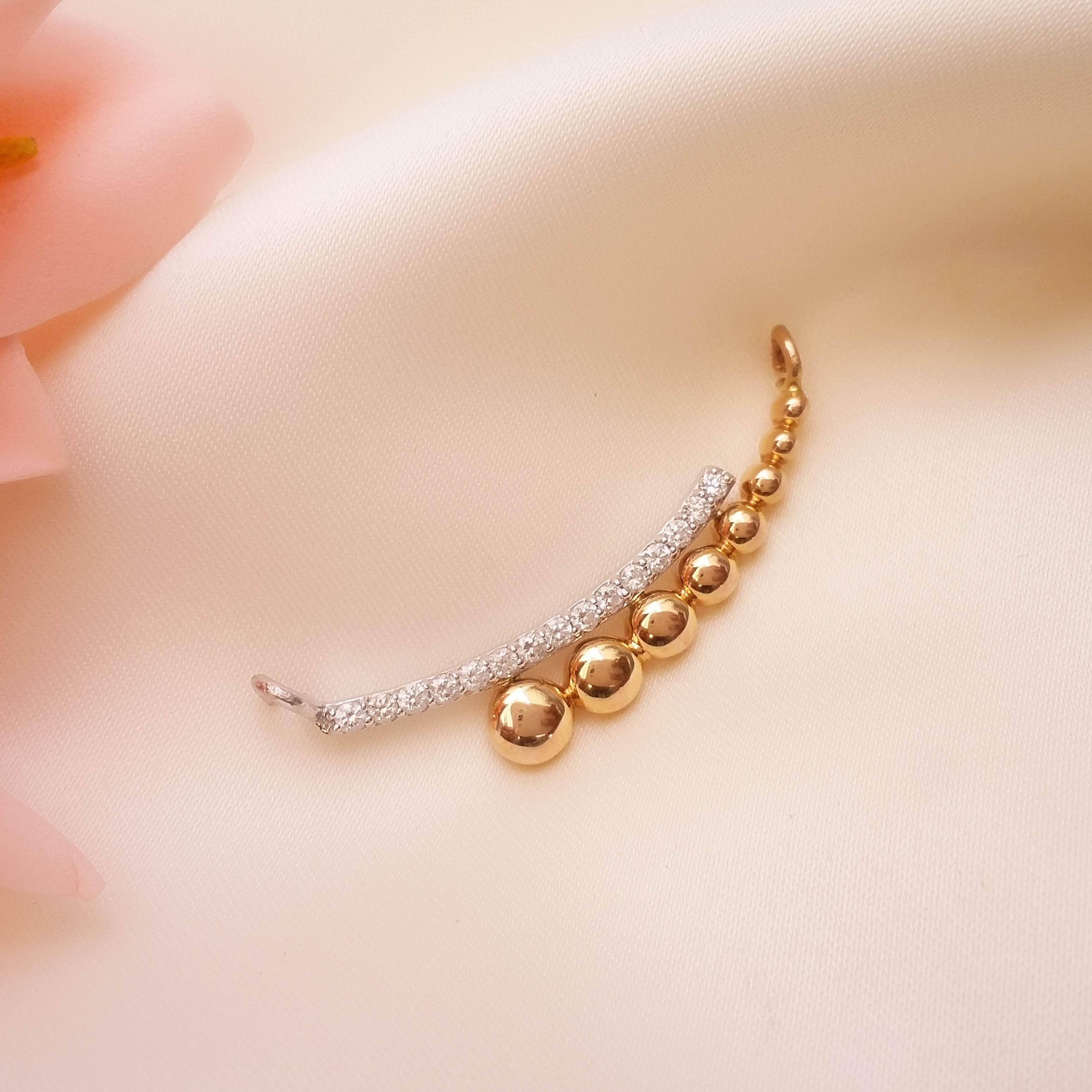 Buy Ètalon Diamond Tanmaniya 18 KT rose gold (2.75 gm). | Online By Giriraj Jewellers