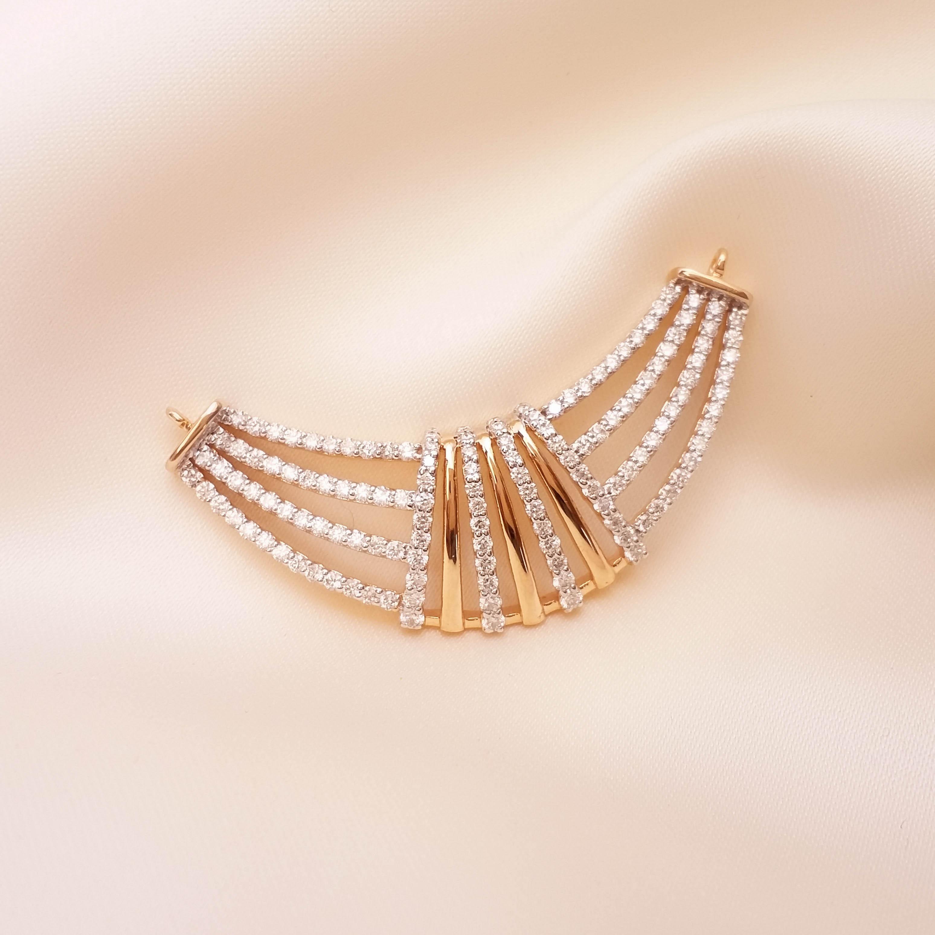 Buy Soulmate Diamond Tanmaniya 18 KT rose gold (5.6 gm). | Online By Giriraj Jewellers