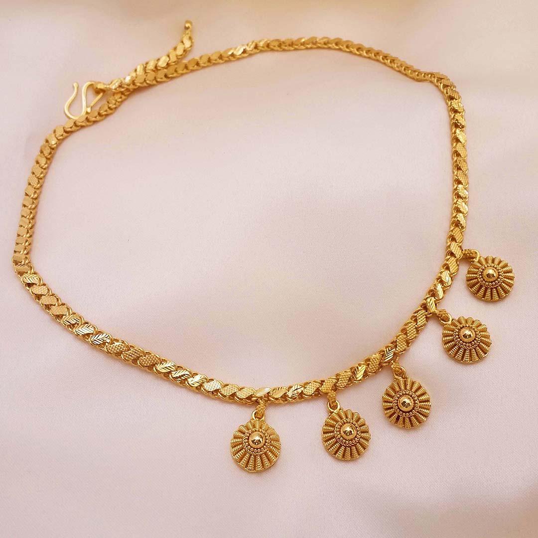 Buy Aida 22k Gold Necklace 22 KT yellow gold (21.5 gm). | Online By Giriraj Jewellers