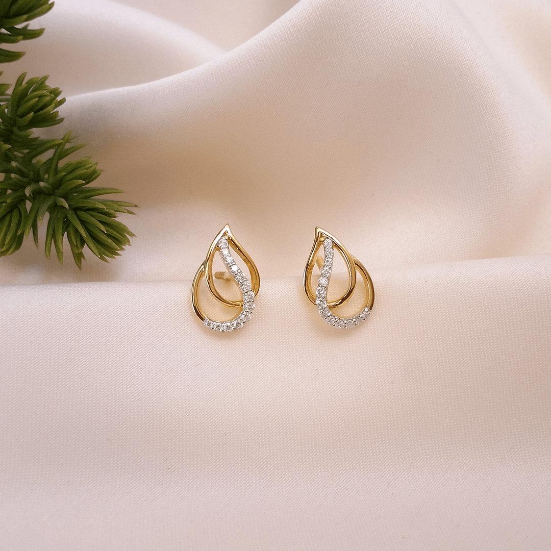 9ct Yellow Gold Diamond Stud Earrings | 0113880 | Beaverbrooks the Jewellers-sgquangbinhtourist.com.vn