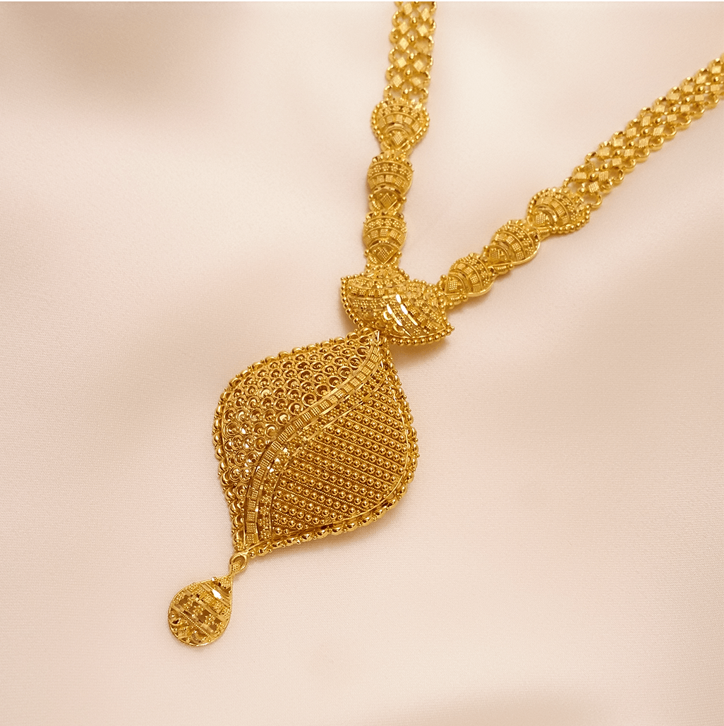 Buy Cairra 22k Gold Necklace 22 KT yellow gold (35.6 gm). | Online By Giriraj Jewellers