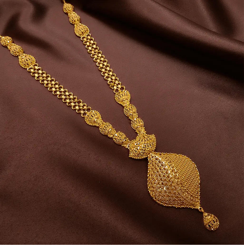 Buy Cairra 22k Gold Necklace 22 KT yellow gold (35.6 gm). | Online By Giriraj Jewellers