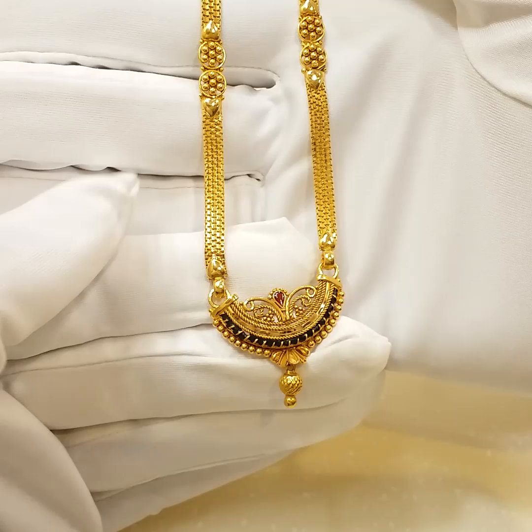 Buy Pandora 22KT Gold Mangalsutra 22 KT yellow gold (29.2 gm). | Online By Giriraj Jewellers