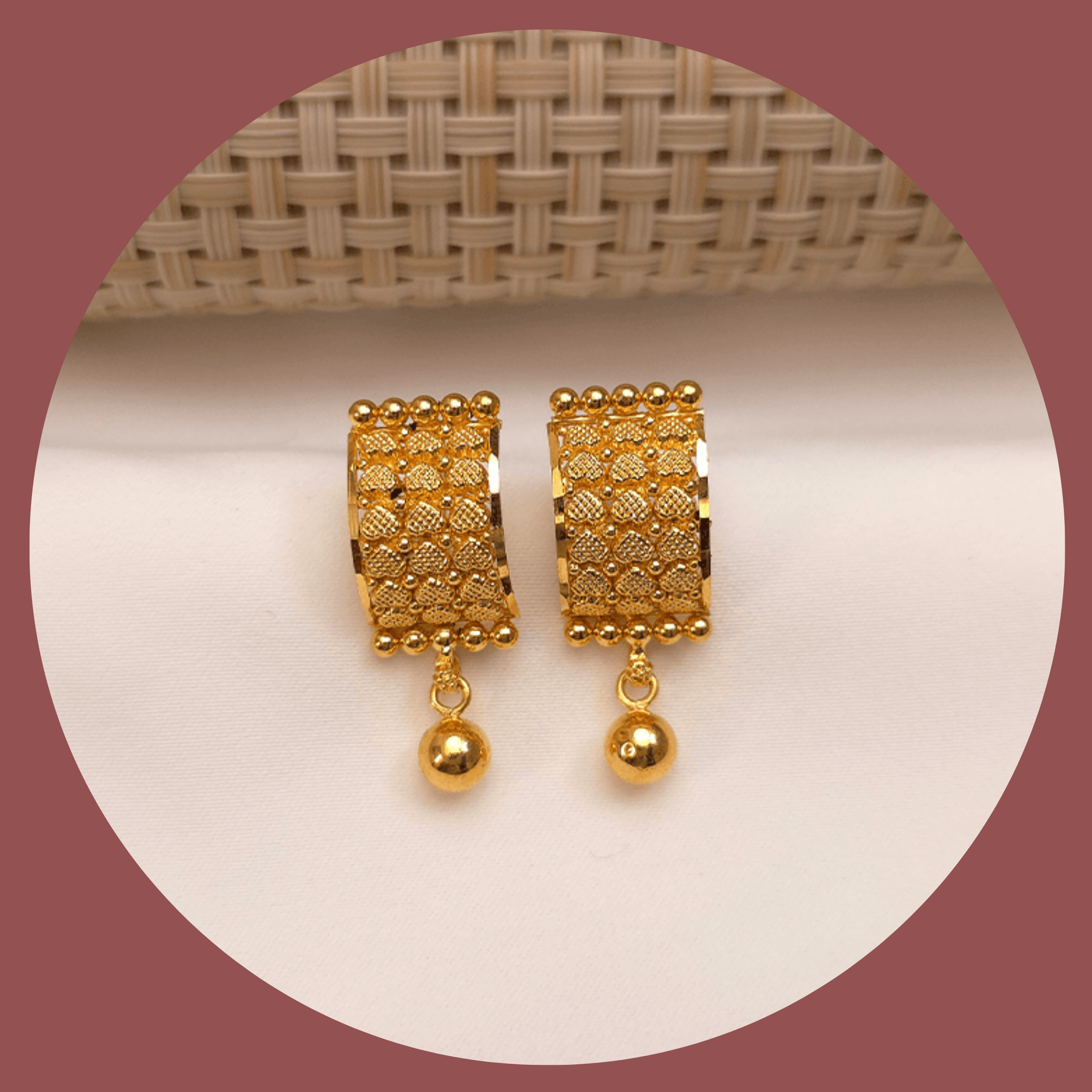 22K Gold Earrings